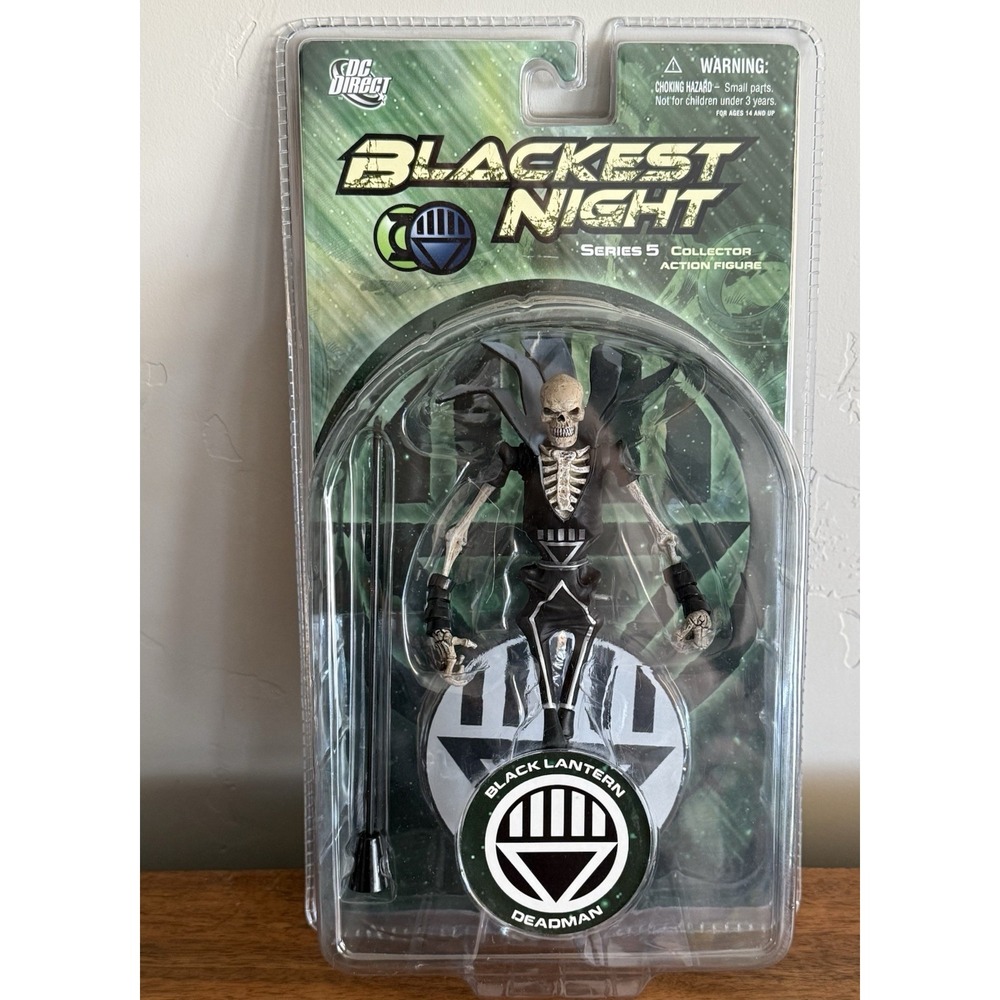 DC Direct Blackest Night Series 5 Black Lantern Deadman Figure